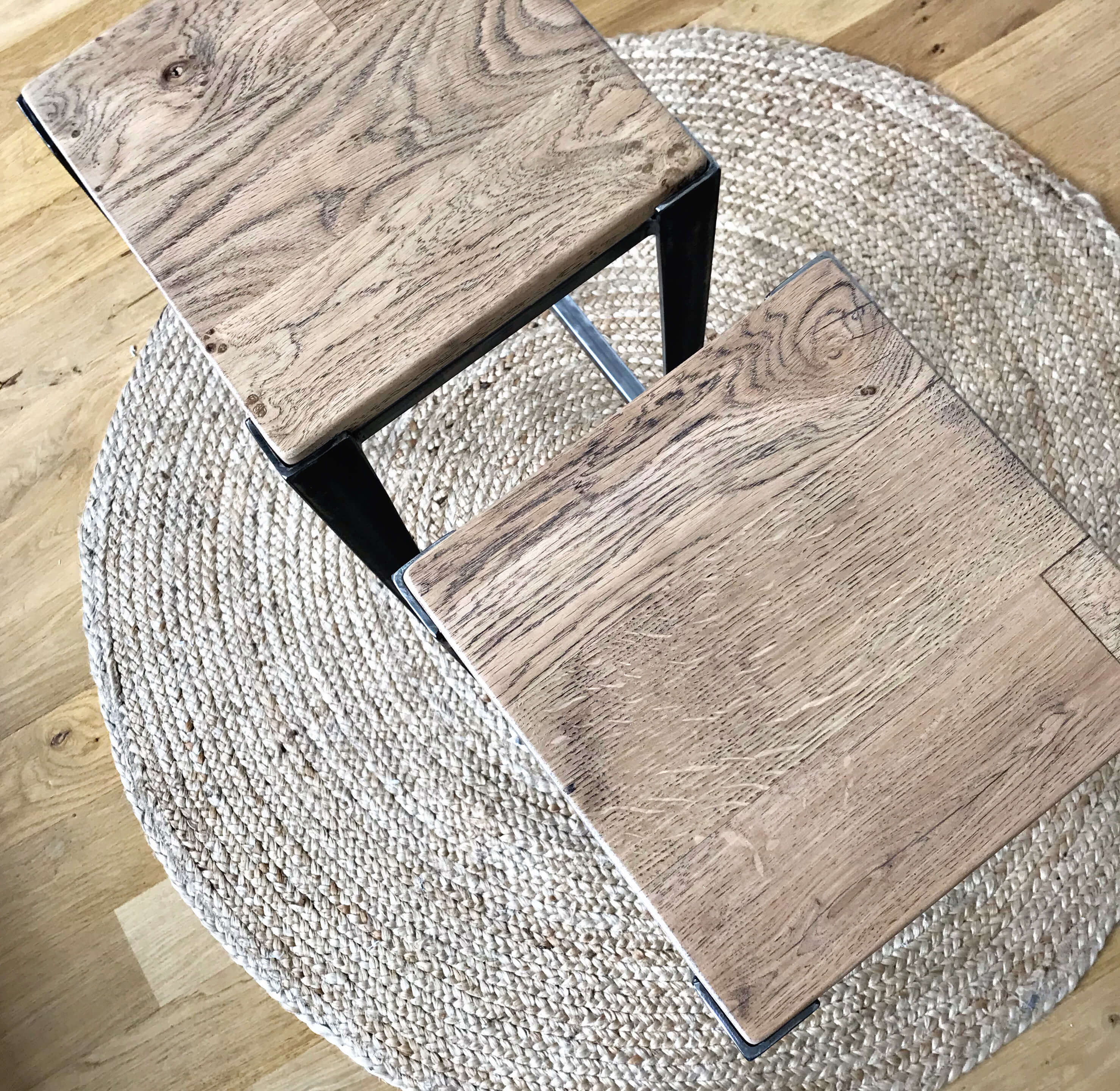 Tabouret haut ALPHONSE plateaux