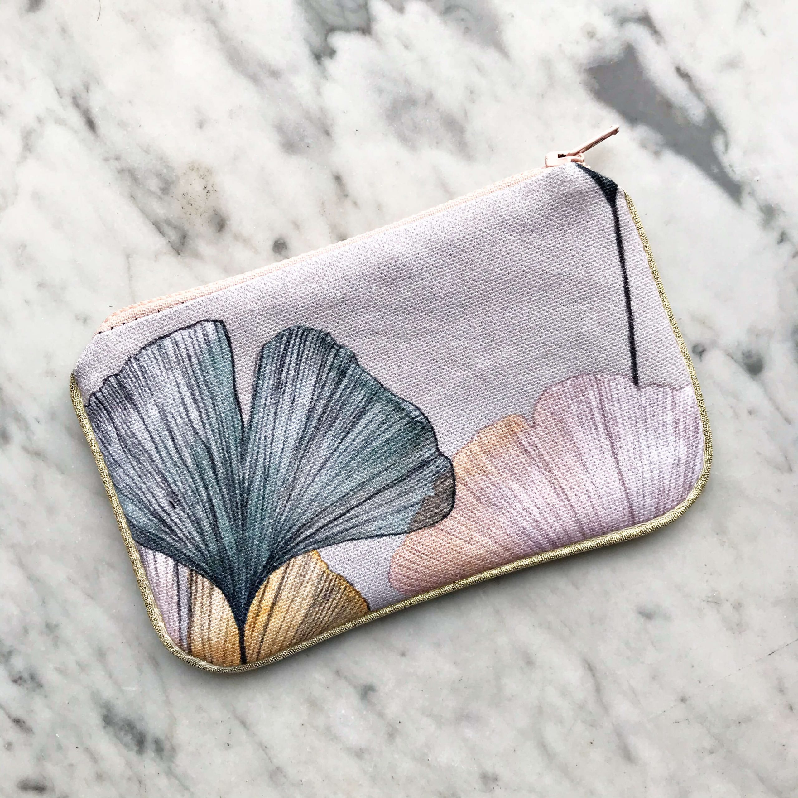 Porte monnai Purple Ginkgo recto (2)