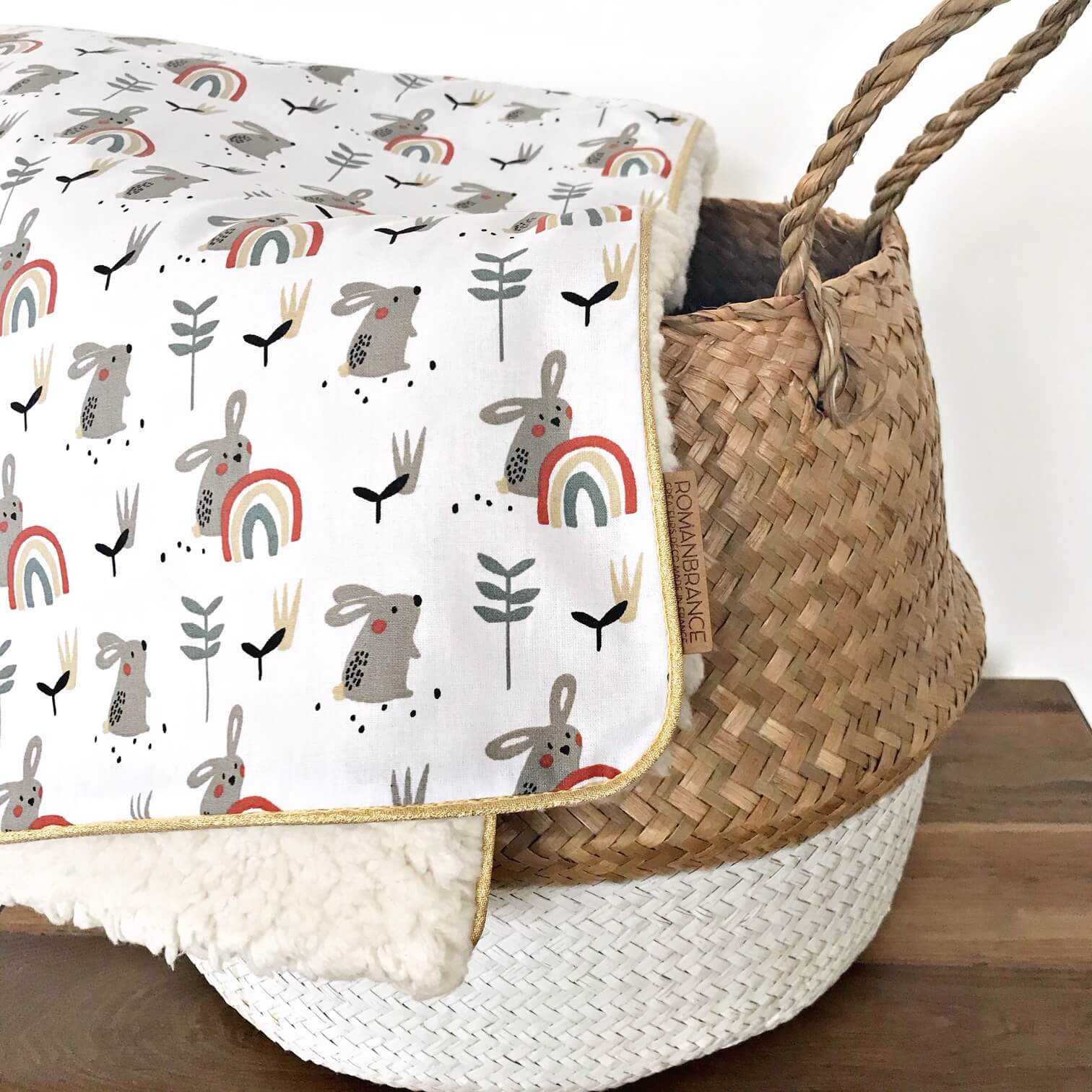 Couverture bébé HAPPY BUNNY (1)