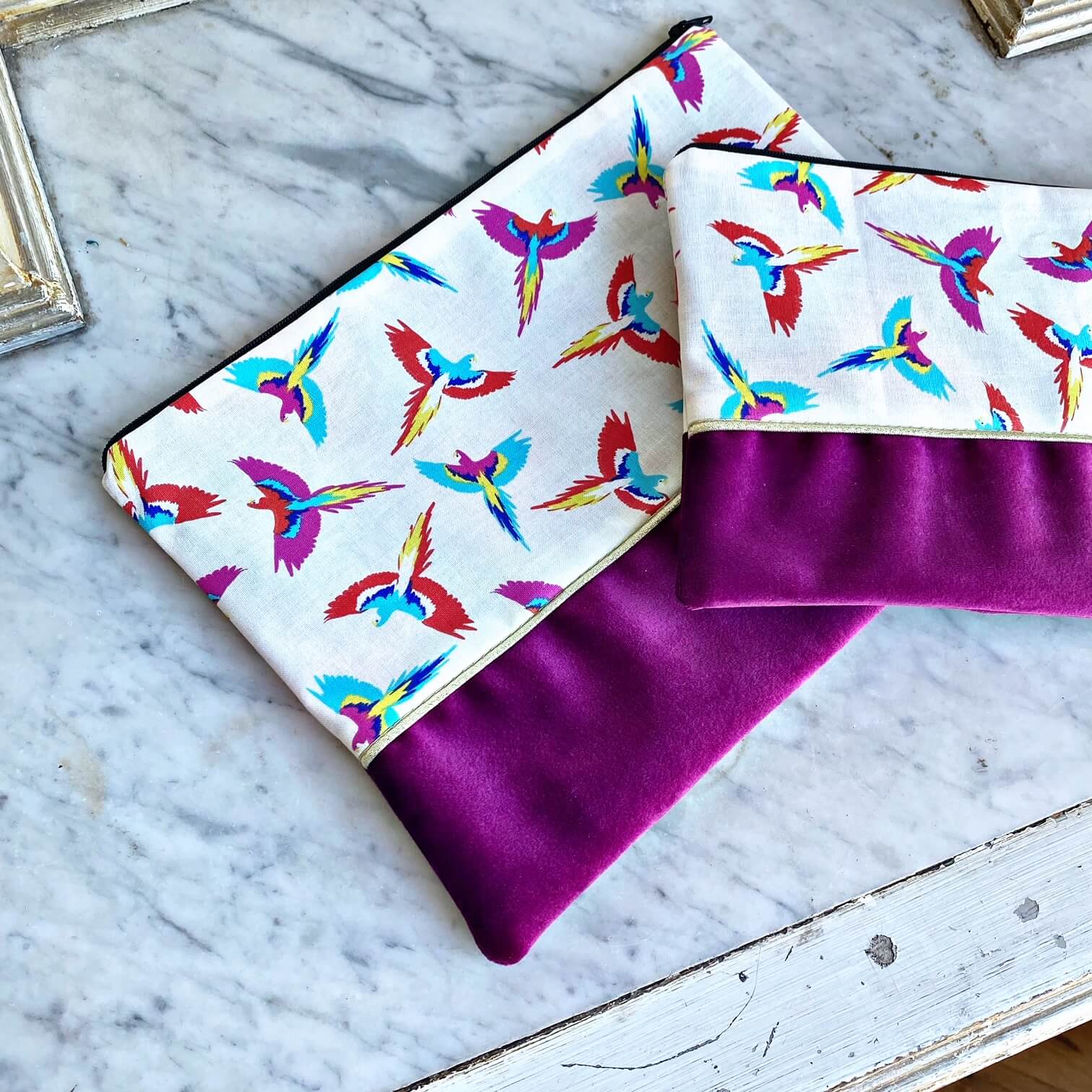 Pochette l'envolée violine (1)