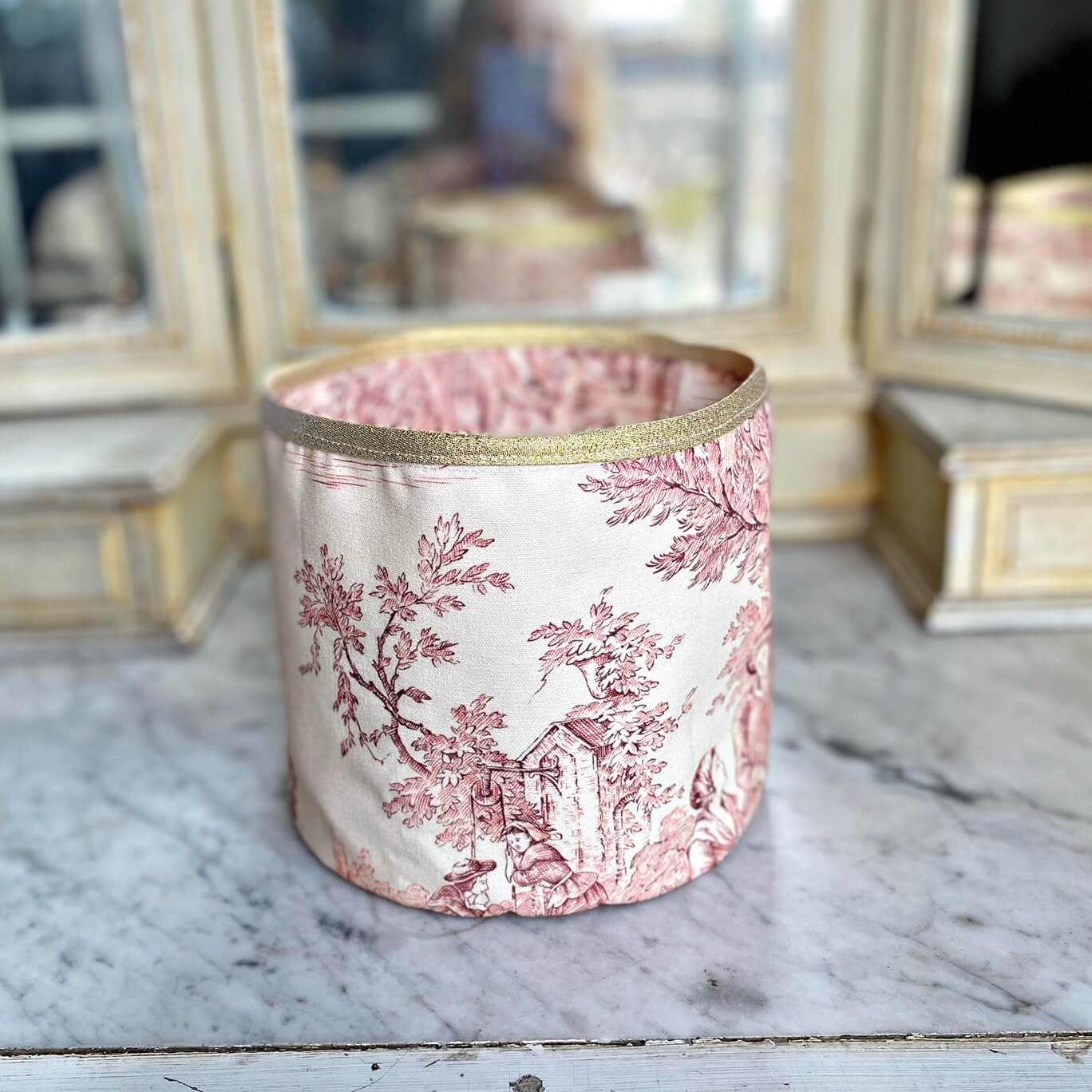 Panier en Toile de Jouy (1)