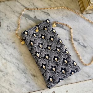Pochette Téléphone BLACK ART DECO
